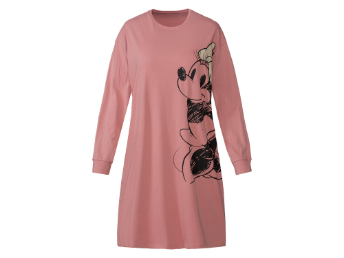 Нічна сорочка з довгими рукавами для жінки Disney 434486 34 / XS рожевий  87381