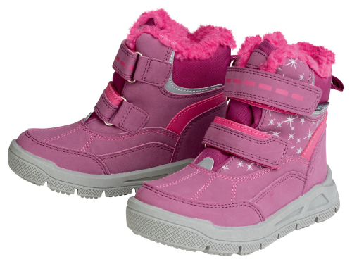 Черевики термо Gore-Tex високі на липучці для дівчинки Lupilu 363446 розмір взуття 27 малиновий (темно-рожевий) 72478