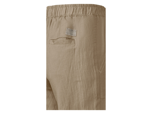Штани (брюкі) із конопляного матеріалу для жінки Esmara 400124 34 / XS (EU) бежевий  87638