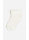 Шкарпетки 10-12   махрові для дівчинки H&M 1167736-004 молочний 81011