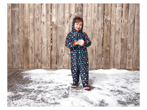 Теплий комбінезон 080 см (9-12 months)   мембранний (1500мм) для хлопчика Lupilu 427315 Різнобарвний 84320