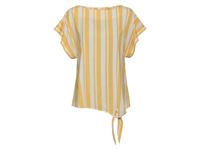 Блузка з декоративною зав'язкою для жінки Esmara 318347 34 / XS (EU) Різнобарвний  89135