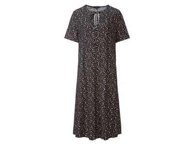 Сукня (плаття) XL   з візерунком для жінки Esmara 369302 чорний 89645