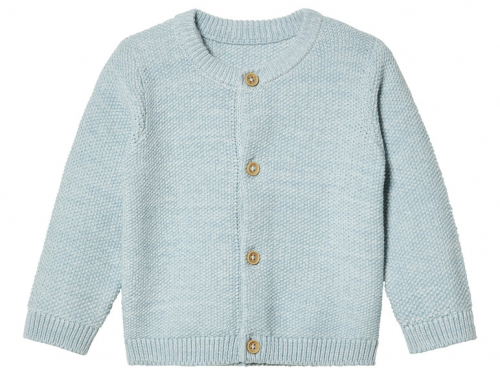 Кофта 086-92 см (12-24 months)   на гудзиках для хлопчика Lupilu 450720 блакитний 90284