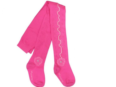 Колготки ажурні для дівчинки Be Snazzy RA-019 080-86 см (9-18 months) малиновий  83532