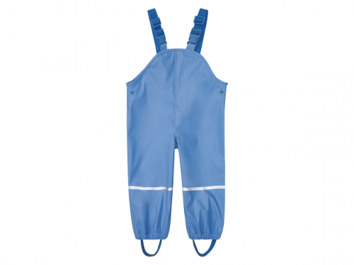 Напівкомбінезон-дощовик 098-104 см (2-4 years)   водонепроникний на регульованих підтяжках для хлопчика Lupilu 430978 блакитний 73405