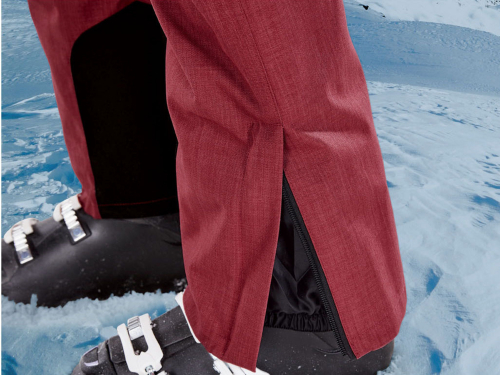 Гірськолижні штани 42,L   спорт сноуборд утеплені для жінки Crivit 363596 бордовий 69274