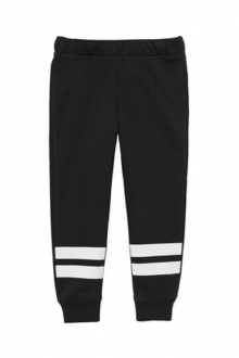Спортивні штани   Джоггеры з начосом для хлопчика H&M 1004261-4 104 см (3-4 years) чорний 79837