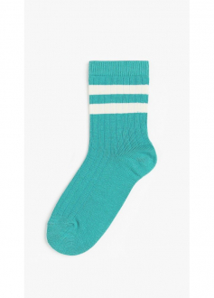 Шкарпетки 31-33   з широкою резинкою для хлопчика H&M 0487052-072 зелений 80830