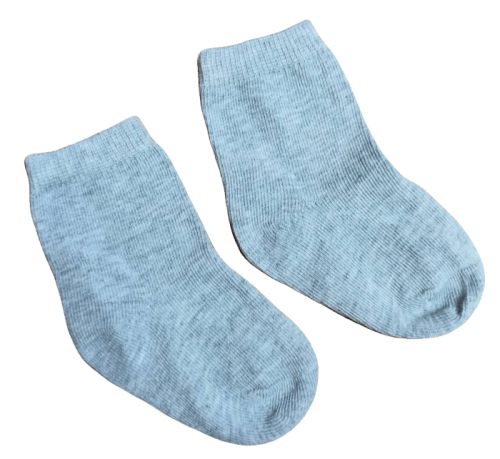 Шкарпетки короткі для хлопчика H&amp;M BDO44365 розмір взуття 10-12 (0-3 months) сірий 67082