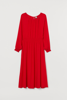 Плаття з віскозою для жінки H&M 0819082-002 44 / XXL червоний  80788
