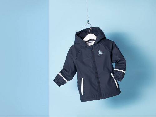Куртка-дощовик на флісовій підкладці для хлопчика Lupilu 378005 110-116 см (4-6 years) темно-синій  76446