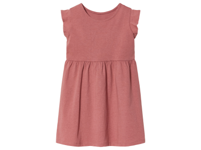 Сукня-плаття (звич.) з воланами для дівчинки Lupilu 475308 122-128 см (6-8 years) рожевий  88994