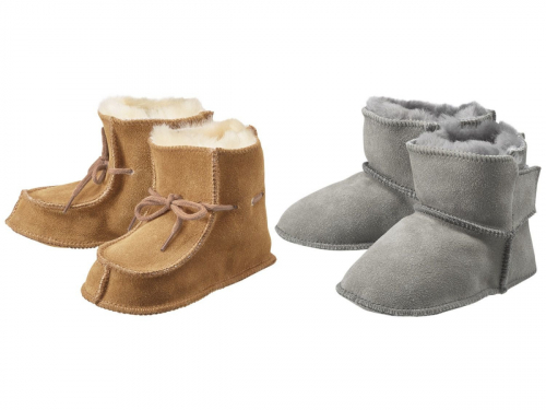 Пінетки-чобітки  для хлопчика Lupilu 302514 розмір взуття 18-19 (9-18 months) коричневий 65726