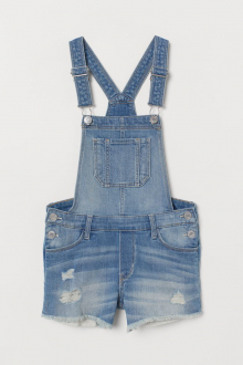 Напівкомбінезон   Skinny джинсовий для дівчинки H&M 0715410-001 170 см (14-15 years) синій 80316