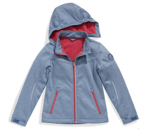 Куртка Softshell водовідштовхувальна та вітрозахисна для дівчинки Crane 255485 146 см (10-11 years) блакитний 66762