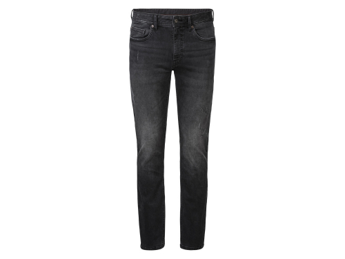 Джинси 50,M  Slim Fit приталеного крою для чоловіка Livergy 416900 чорний 91190
