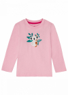 Футболка-лонгслів 110-116 см (4-6 years)   бавовняний з принтом для дівчинки Lupilu 388657 рожевий 68502