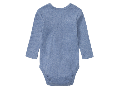 Боді 062-68 см (2-6 months)   в рубчик набір 2 шт. для хлопчика Lupilu 428444 Різнобарвний 88333
