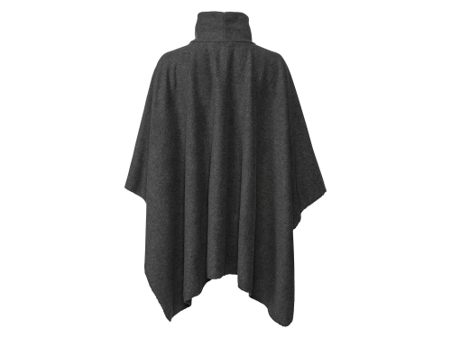 Пончо OneSize,XXS,XS,S,M,L,XL,XXL   флісове для жінки Esmara 425284 графітовий 87600