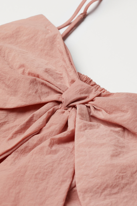 Топ з бантом для жінки H&amp;M 0944668-002 40 / M (EU) рожевий  82796
