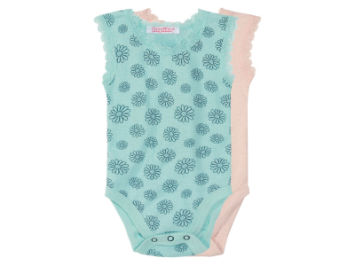 Боді 074-80 см (6-12 months)   ажурні набір 2 шт. для дівчинки Lupilu 370944-1 Різнобарвний 86163