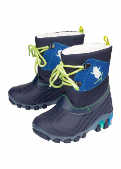 Чоботи сноубутси з підсвічуванням для хлопчика Lupilu 393105 розмір взуття 24 темно-синій  76005