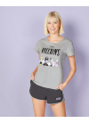 Піжама (футболка і шорти) для жінки Esmara 349326 40 / L сірий  74260