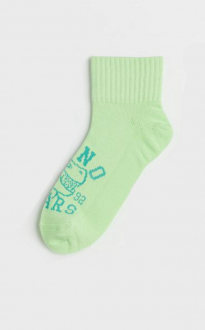Шкарпетки (пусто)   з широкою резинкою для хлопчика H&M 0487207-029 розмір взуття 34-36 (10-13 years) зелений 81000