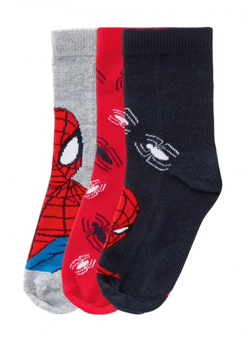 Шкарпетки 3 пари для хлопчика Marvel 386911-1 розмір взуття 19-22 (1-2 years) Різнобарвний  74559