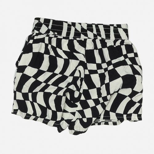 Шорти на резинці з кишенями для дівчинки H&amp;M 1044840-001 170 см (14-15 years) чорно-білий  83377