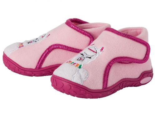 Текстильні капці  для дівчинки Lupilu 347235 розмір взуття 22 рожевий 64126