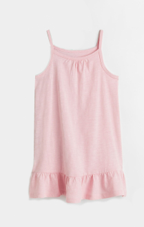 Сарафан 122-128 см (6-8 years)   бавовняний для дівчинки H&M 0984173-005 рожевий 83367
