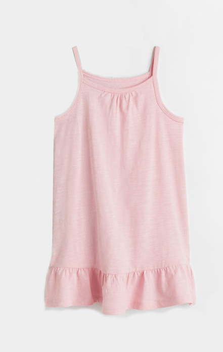 Сарафан 122-128 см (6-8 years)   бавовняний для дівчинки H&amp;M 0984173-005 рожевий 83367