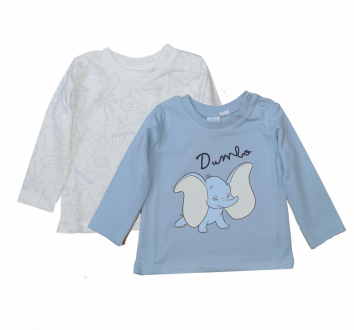 Футболка-лонгслів набір 2 шт. для хлопчика Disney 123003 062-68 см (2-6 months) Різнобарвний  89454