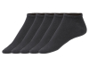 Шкарпетки 5 пар короткі для чоловіка Livergy 418120 розмір взуття 39-42 чорний  81943
