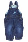 Напівкомбінезон    джинсовий на кпопках, з регулюючими шлейками для хлопчика Lupilu 306793 062 см (2-3 months) синій 58537