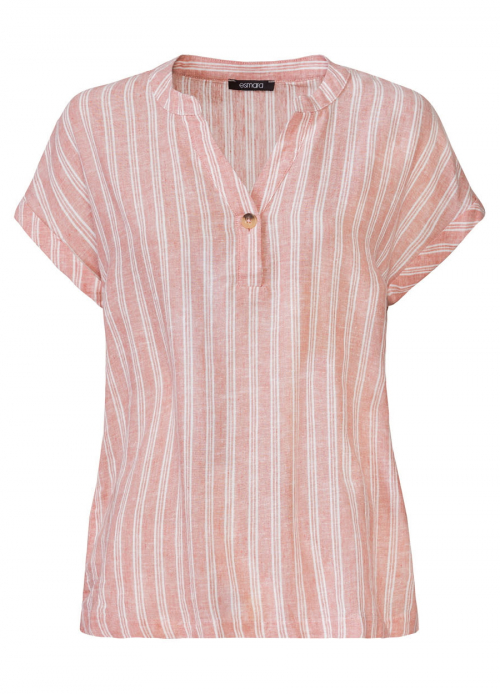 Блузка лляна для жінки Esmara 371845 36 / S (EU) рожевий  75693