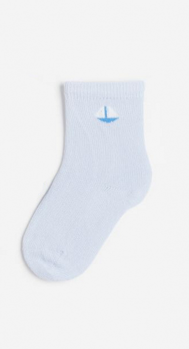 Шкарпетки 19-21   середньої довжини для хлопчика H&amp;M 1075330-016 блакитний 81013