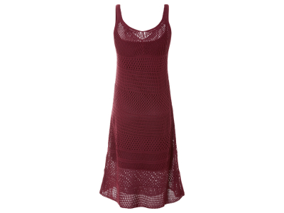 Сукня (плаття) XS   в'язана для жінки Esmara 461210 бордовий 89605