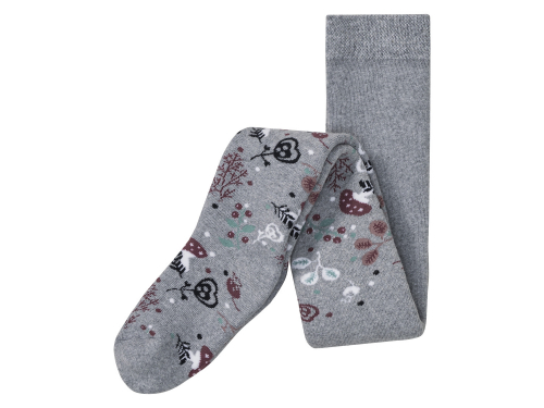 Колготки 110-116 см (4-6 years)   махрові для дівчинки Lupilu 427831 сірий 83774