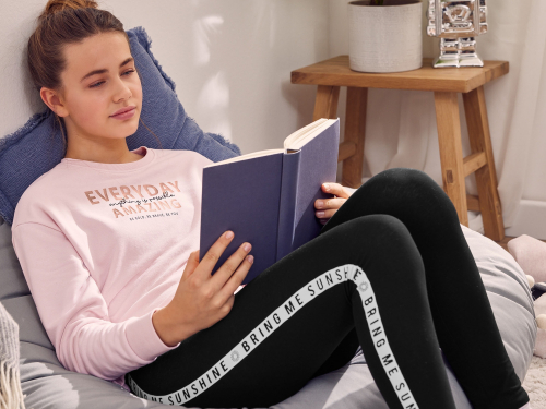 Лосини (звич.) набір 2 шт. для дівчинки Pepperts 436965 134-140 см (8-10 years) чорний  88984