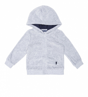 Толстовка велюрова для хлопчика Original Marines B525NMAAR 056-62 см (1-3 months) сірий  89632