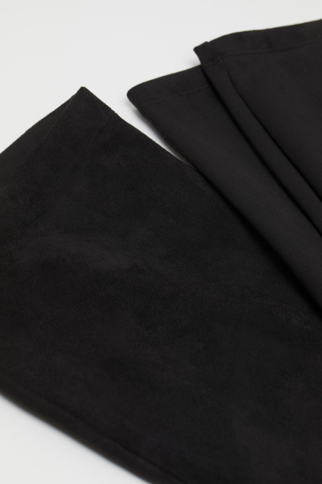 Легінси зі штучної замші для жінки H&amp;M 0790365-001 34 / XS чорний  85869