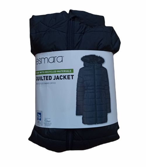 Зимова куртка  для жінки Esmara 395816 36 / S чорний 72646