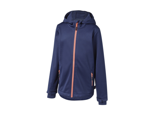 Куртка Softshell 134-140 см (8-10 years)   водовідштовхувальна та вітрозахисна для дівчинки Rocktrail 418412 темно-синій 81691