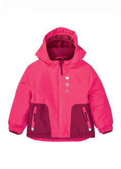 Термо-куртка мембранна для дівчинки Lupilu 393123 086-92 см (12-24 months) малиновий  76098
