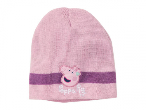 Шапка + шарф + перчатки  для дівчинки Peppa Pig 324276 обхват 51-53 (110-128 см) рожевий 65761