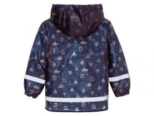 Куртка-дощовик прозора для хлопчика Lupilu 312514 098-104 см (2-4 years) темно-синій 72855