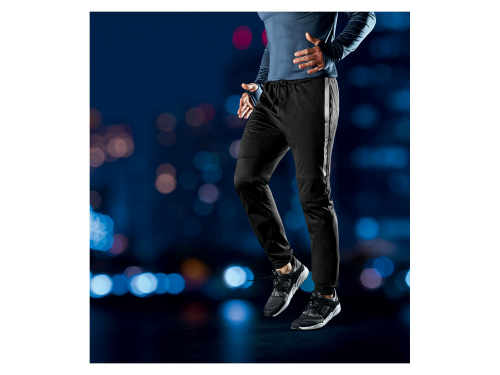 Спортивні штани зі світловідбивними елементами для чоловіка Crivit 378593 42 / XL чорний  77347